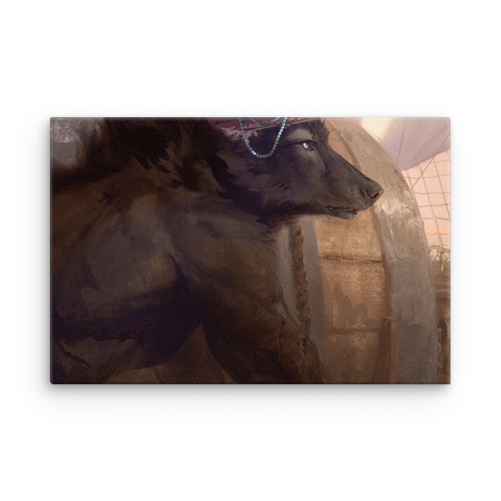Thin Canvas Print - Shirtless Wolf product image (2)