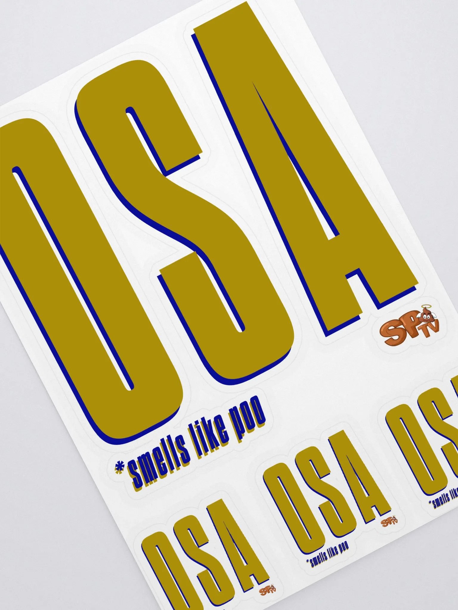 OSA Kiss Cut Sticker Sheet (Blue 