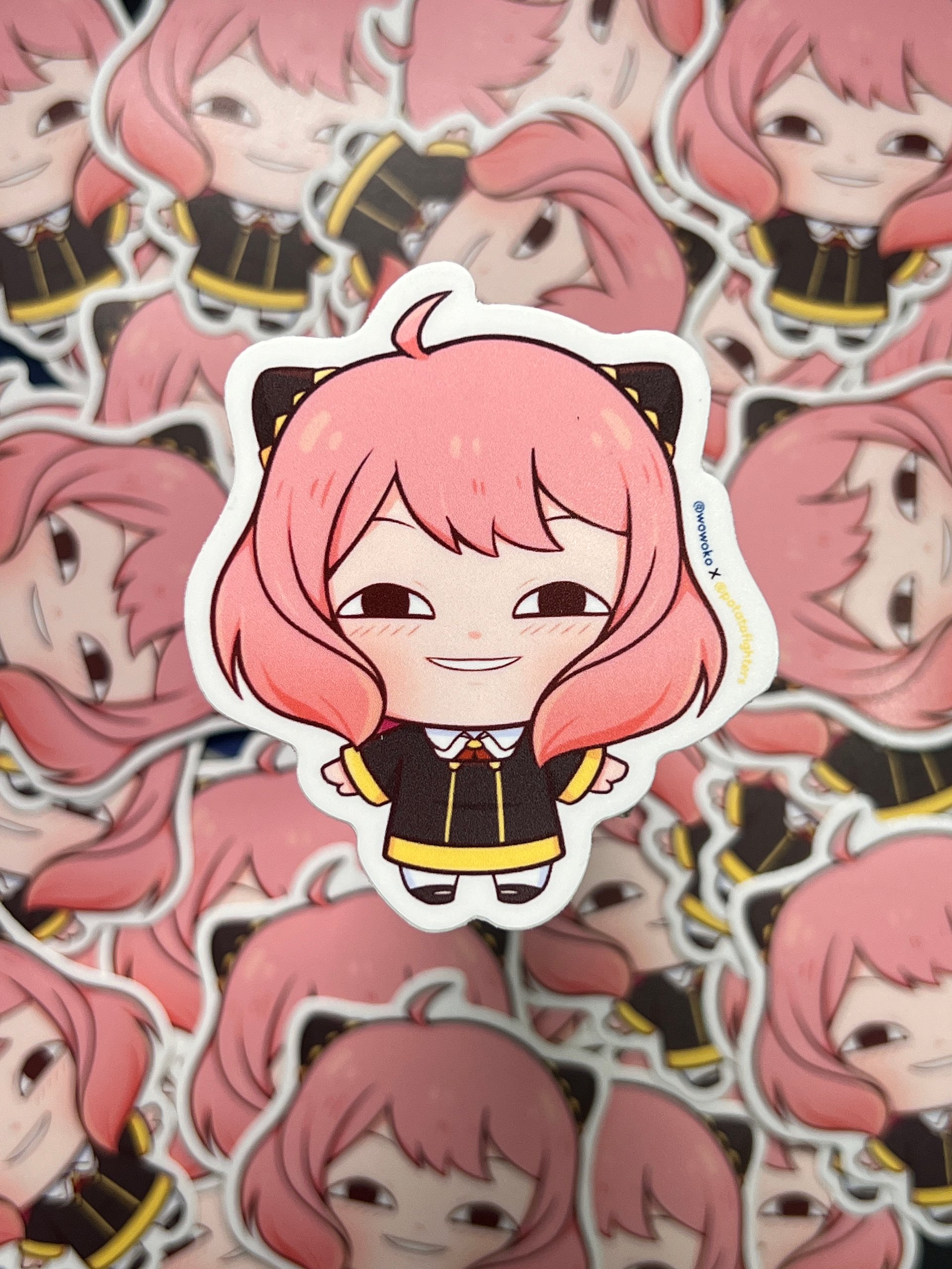 WoWoKo x Potato Fighers - Sus Anya - Sticker product image (1)