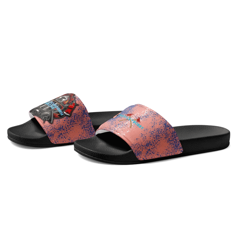 Brave Firefighter Emblem Women's Slides product image (1)