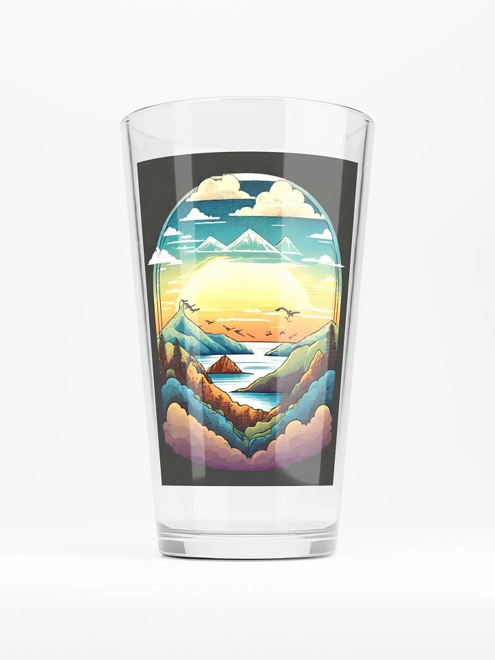Summer Wind Charters: Sky Mountains Beer Glass product image (1)
