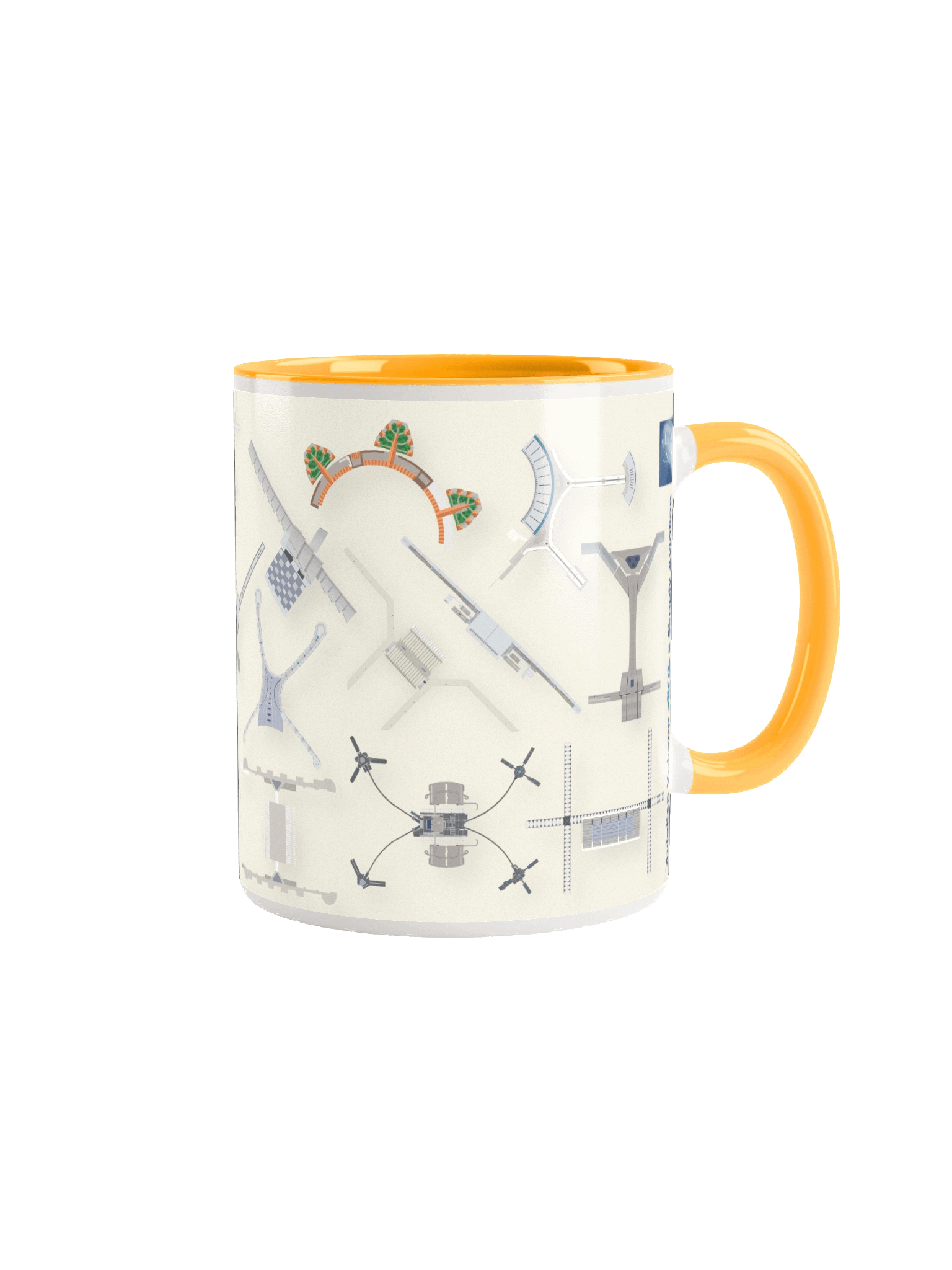 Airport Terminals - Mug Beige/Orange product image (1)