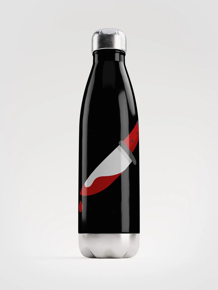 Dripping Bloody Knife Stainless Steel Water Bottle product image (1)