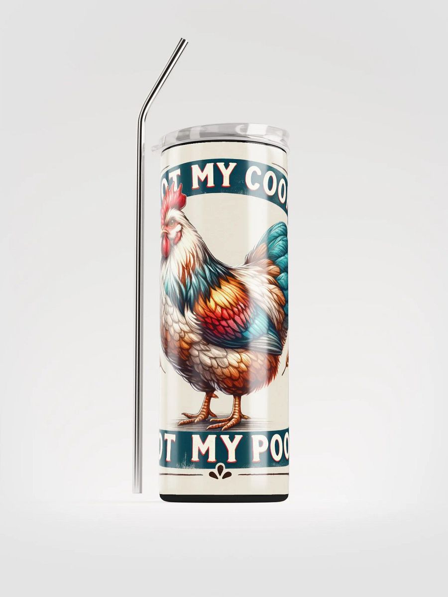 Vintage Rooster Stainless Steel Tumbler product image (1)