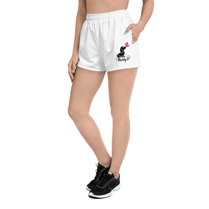 Maddy V Butterfly Puppy Athletic Shorts product image (1)