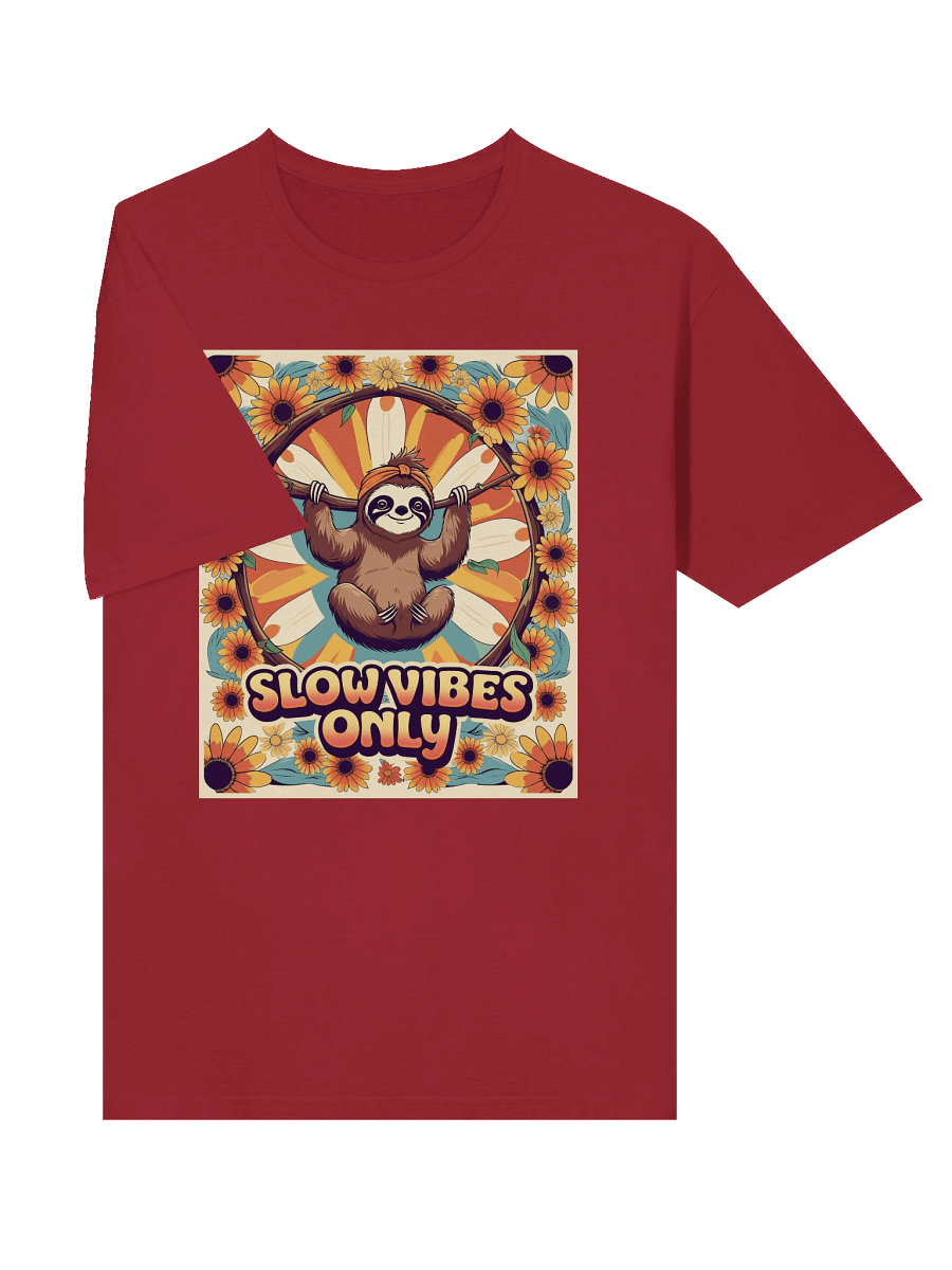 Slow Vibes Only – Retro Sloth Groove product image (5)