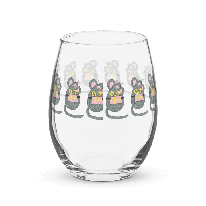 Present mouse Stemless Wine Glass product image (2)