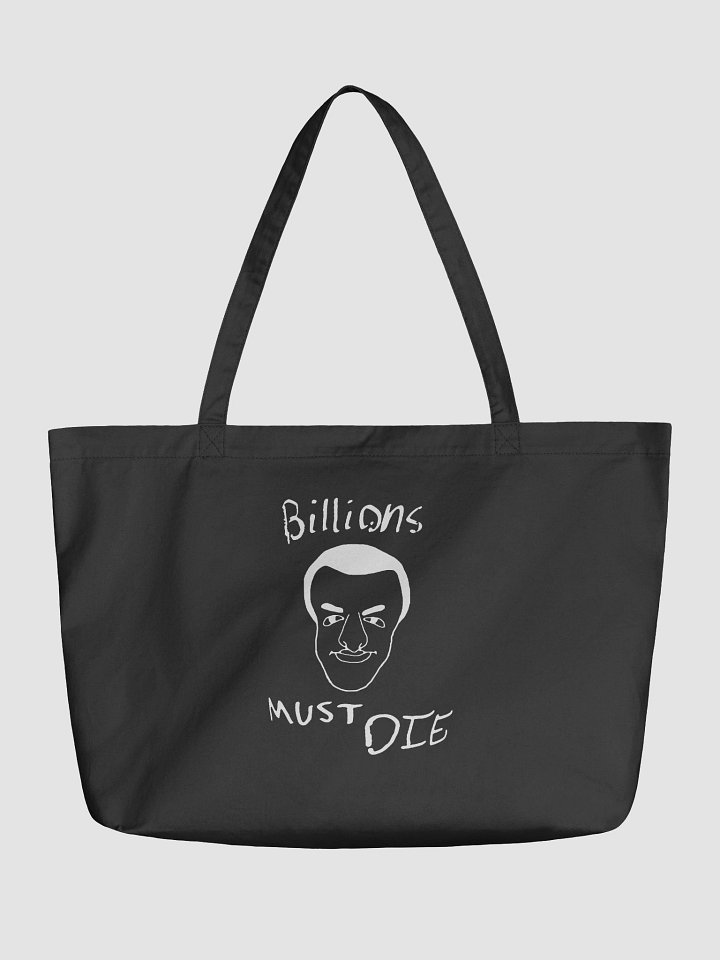 Billions Must Die Tote Bag BLACK product image (1)