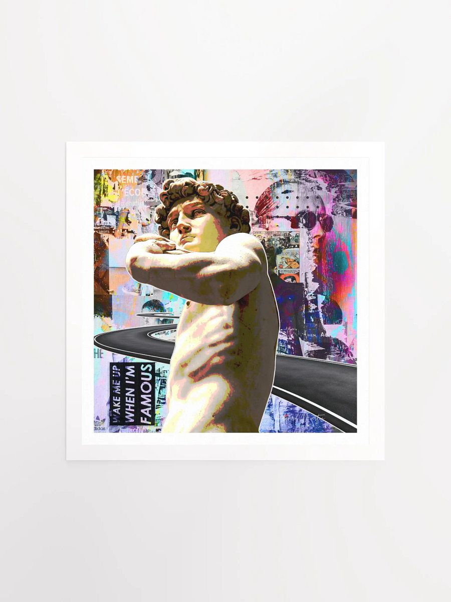 'Wake Me Up When I am Famous' by Edward Martin Mixed Media Collage product image (2)