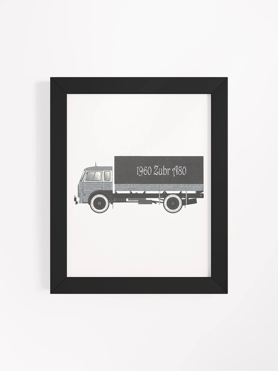 Vintage Zubr A80 Flatbed Truck Graphic Print product image (15)