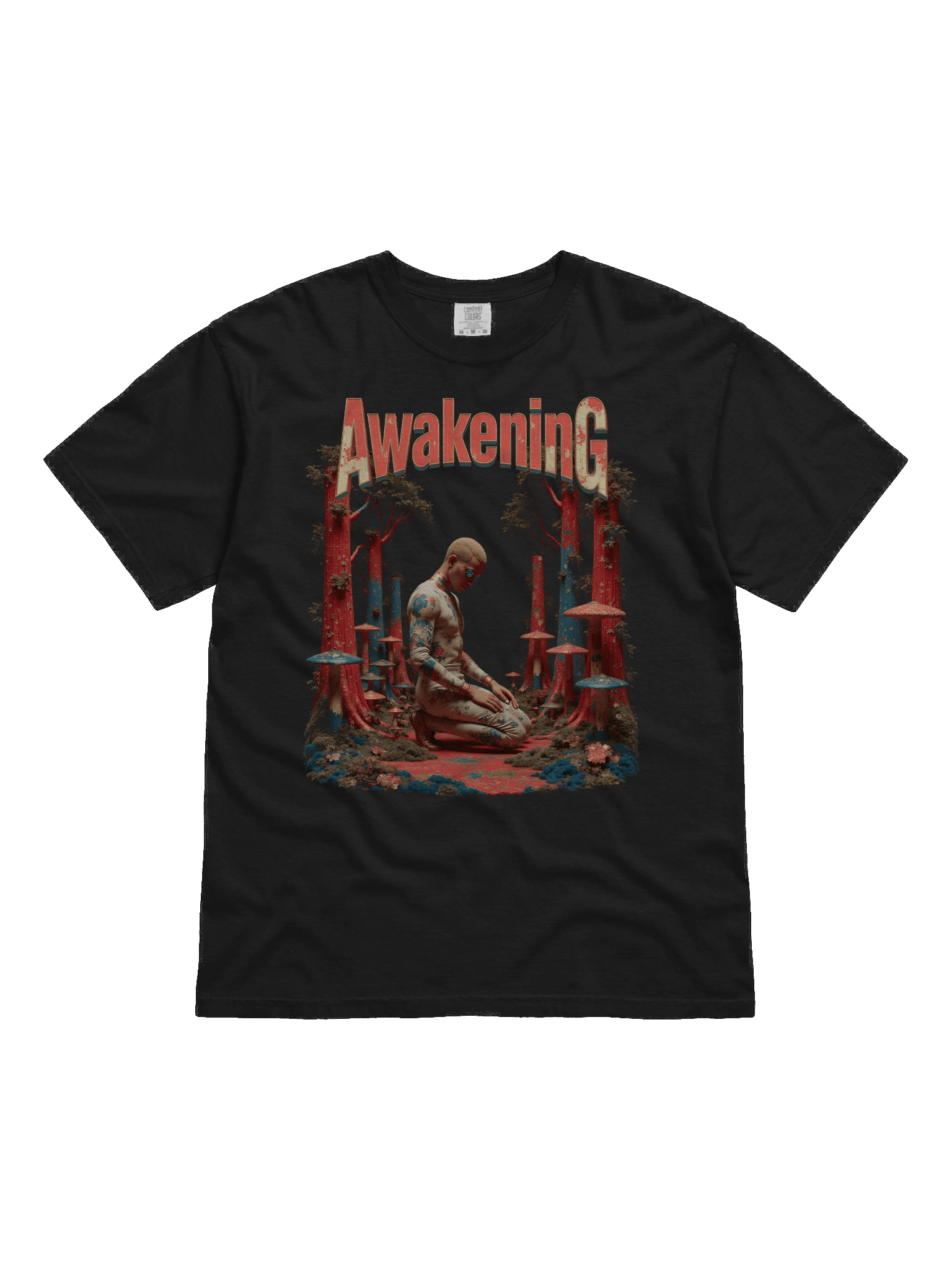 Spiritual Awakening Mystical Mushroom Grove Heavyweight T-Shirt product image (1)