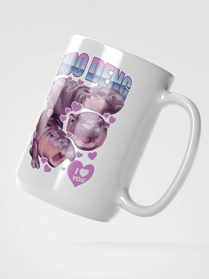 Moo Deng Cute Baby Hippo Mug product image (2)