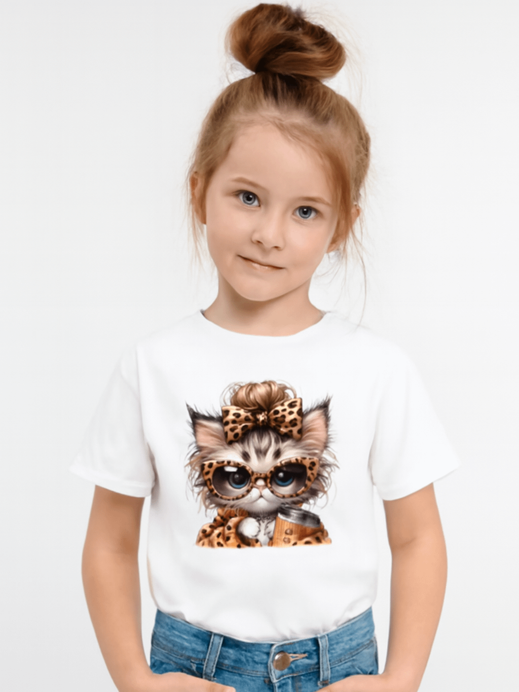 Leopard Chic Kids T-Shirt product image (1)