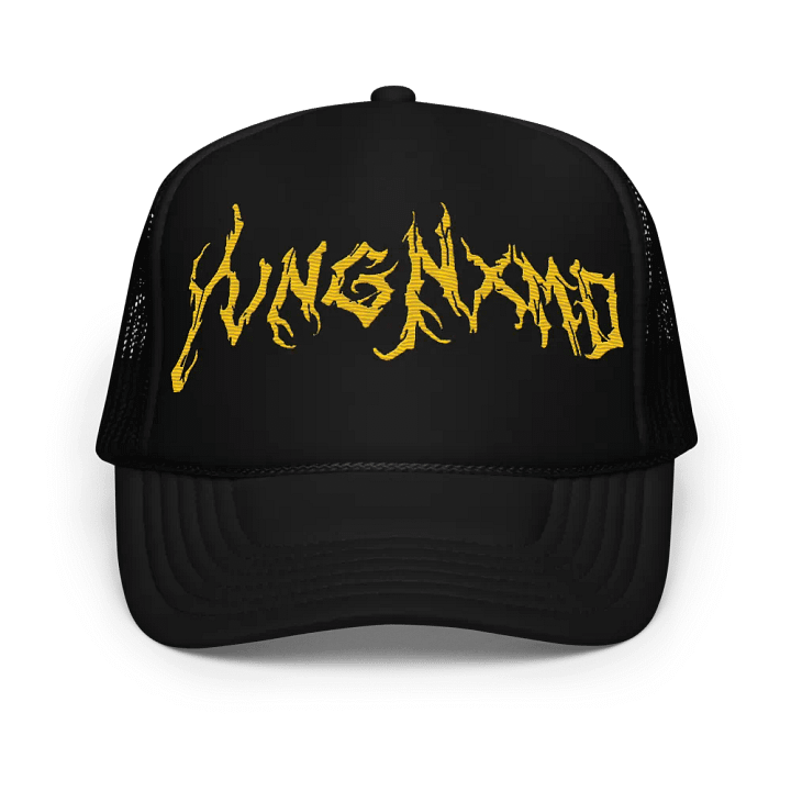 Gold Script Logo FleaMarket Trucker Cap product image (1)