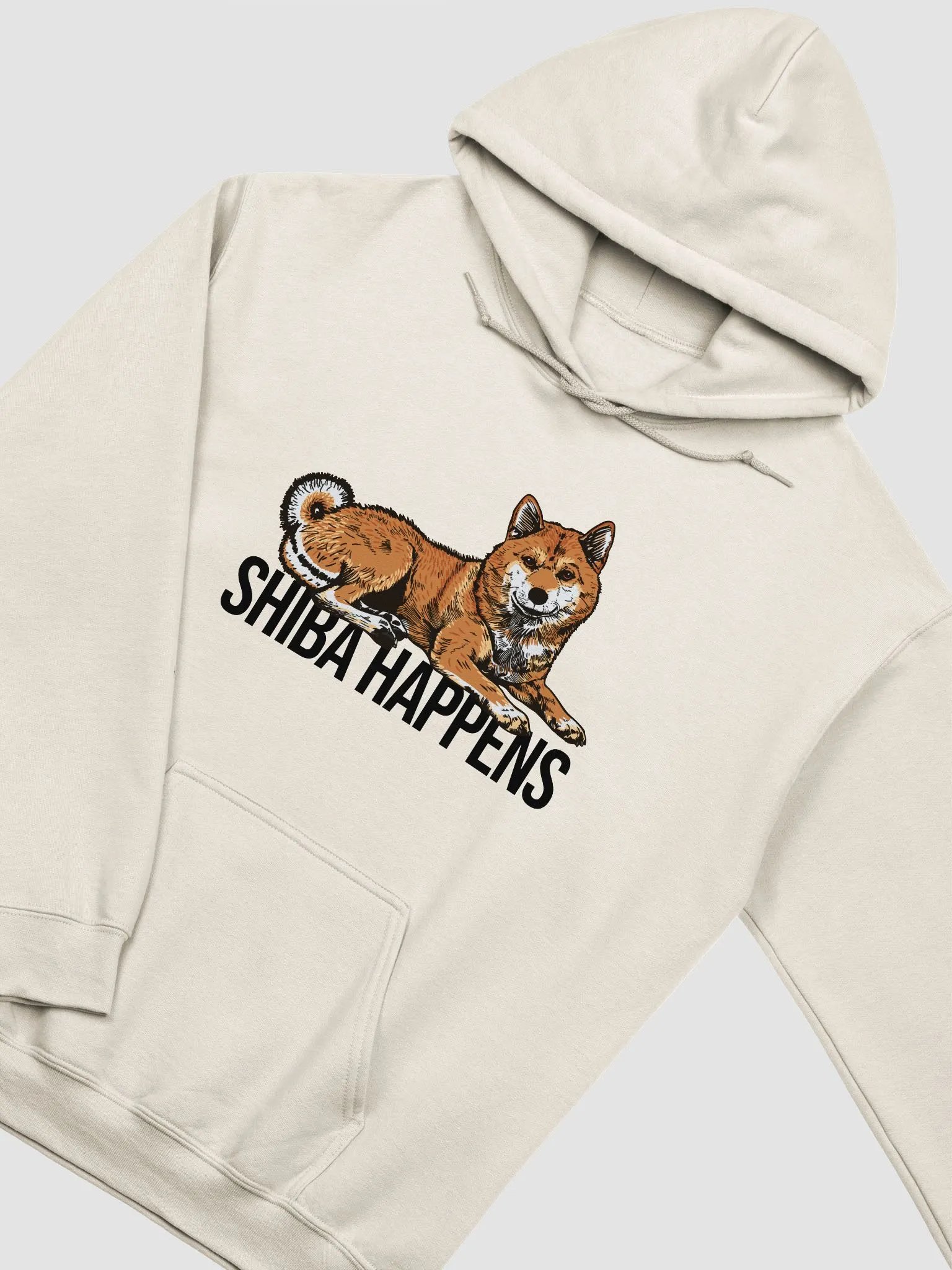 Shiba Happens Hooded Sweatshirt of a Shiba Inu | Funny Hoodie for Shiba Inu Paw-rents product image (22)