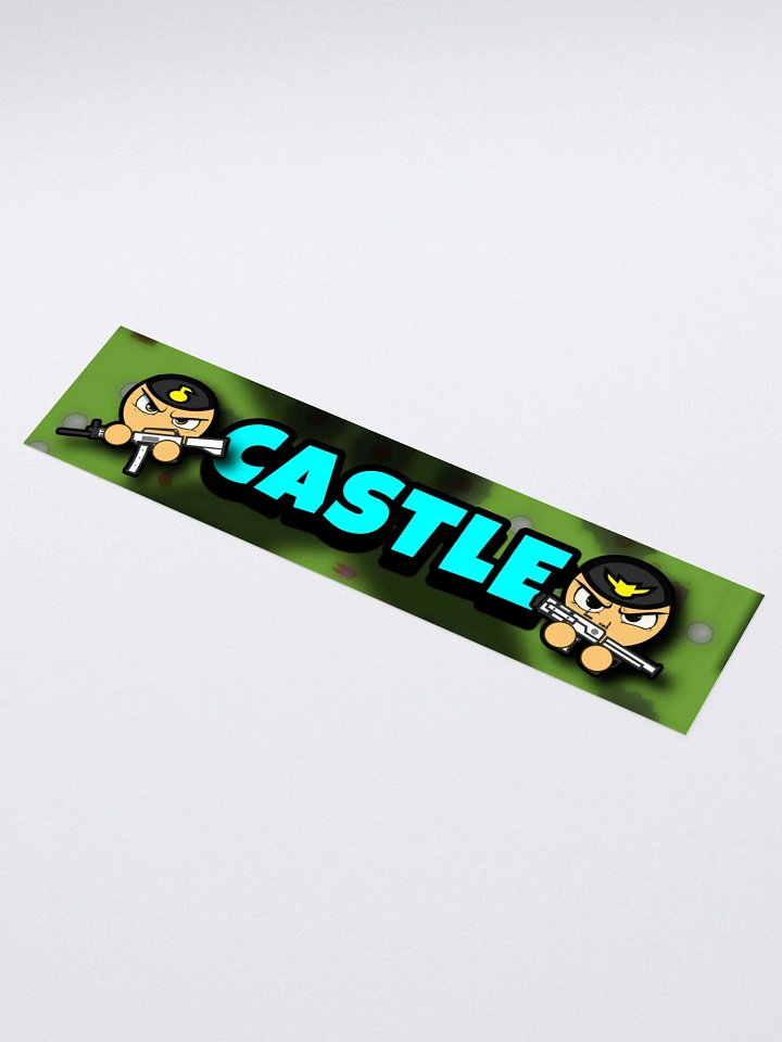 Castle Banner Sticker product image (1)