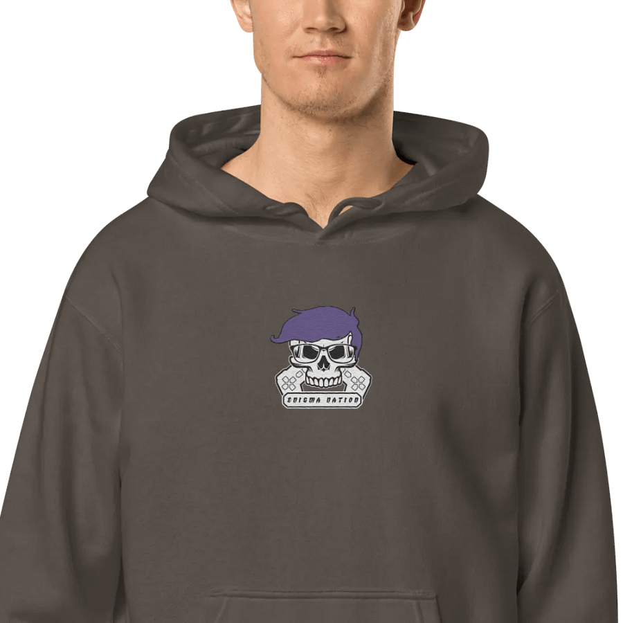 Enigma Nation Independent Trading Co. Pigment Dyed Hoodie (EMBRODERED) product image (3)