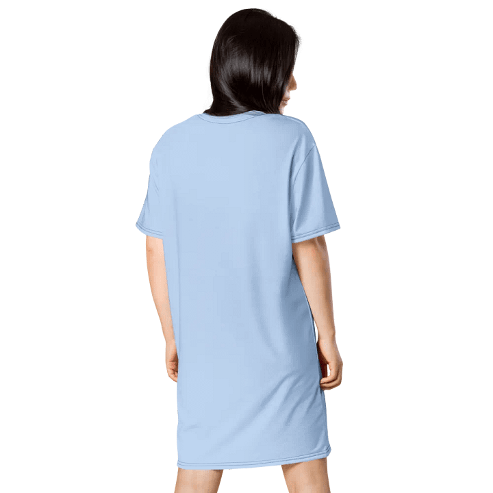 Kiss T-shirt Dress (light blue) product image (2)
