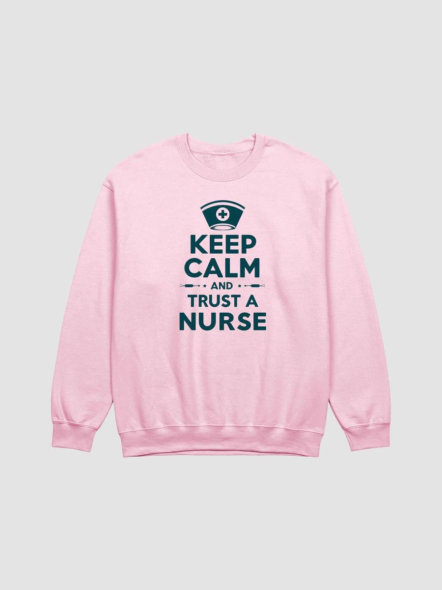 Trust a Nurse Crewneck Sweatshirt, KEEP CALM product image (5)