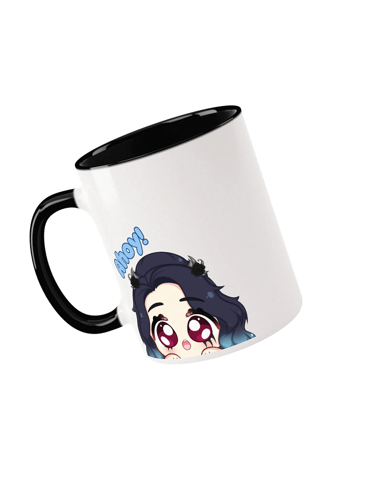 Lily Cyren "Peeking" Mug + Logo product image (1)