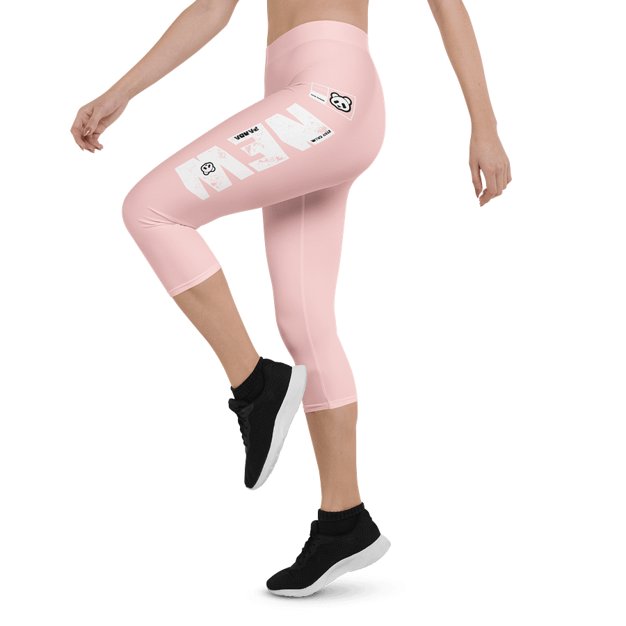 Pink Panda Dreams All-Over Capri Leggings product image (4)