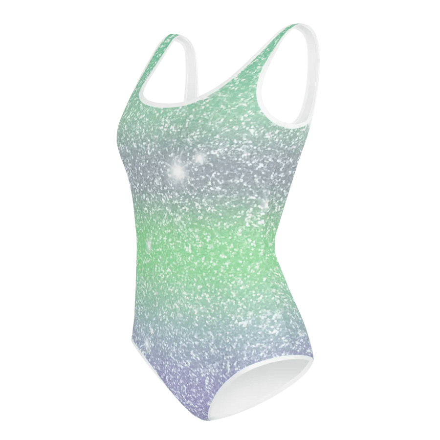 Glitter Unicorn Texture Design Youth Swimsuit (3) product image (5)
