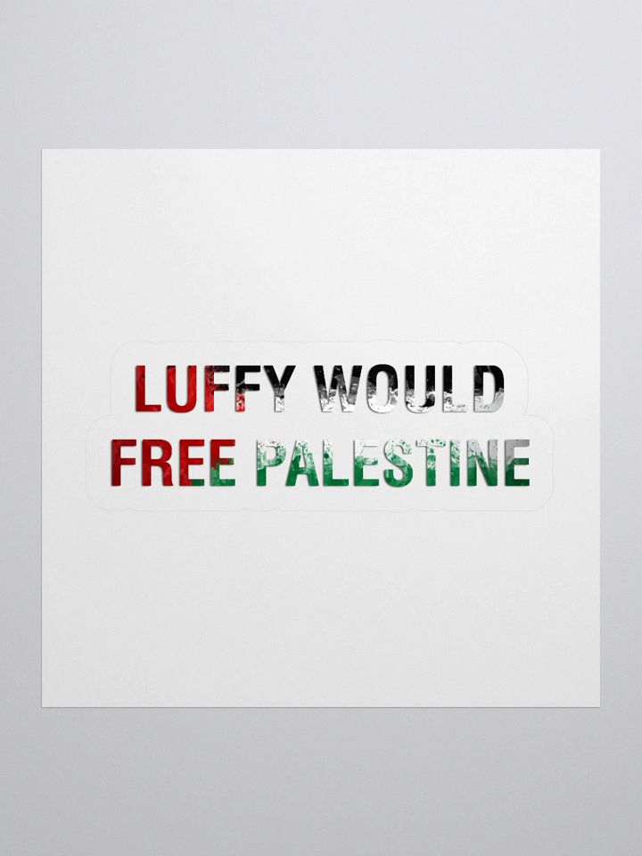 Luffy Would Free Palestine product image (2)