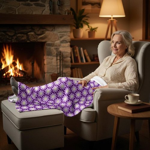 There’s nothing better than a cosy evening by the fire — especially wrapped in our Purple Floral Dream Throw Blanket. 💜✨
Soft...