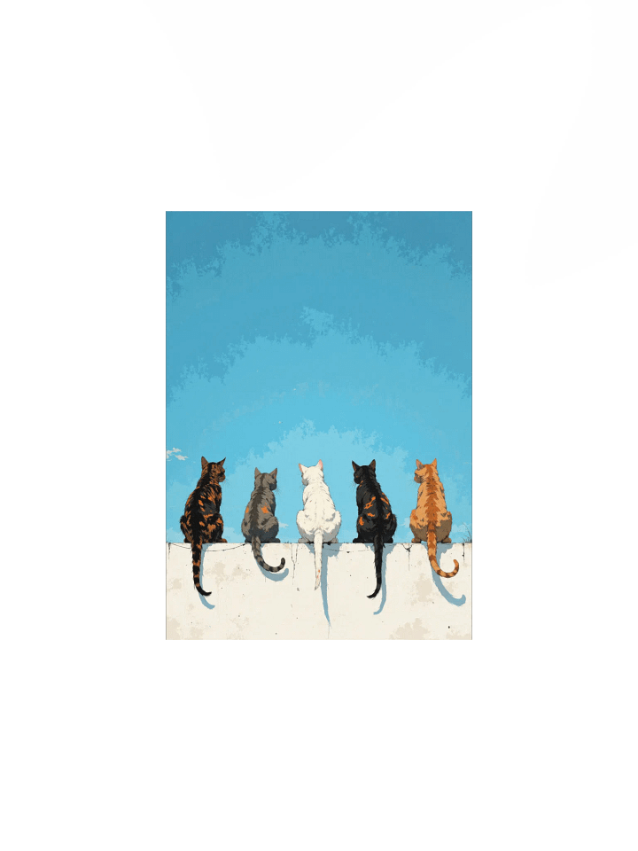 Cats Gathering Poster Print product image (5)