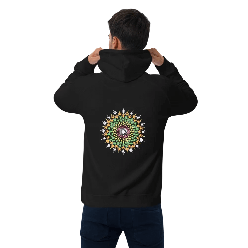 Pastel Dot Mandala Unisex Eco Hoodie product image (2)