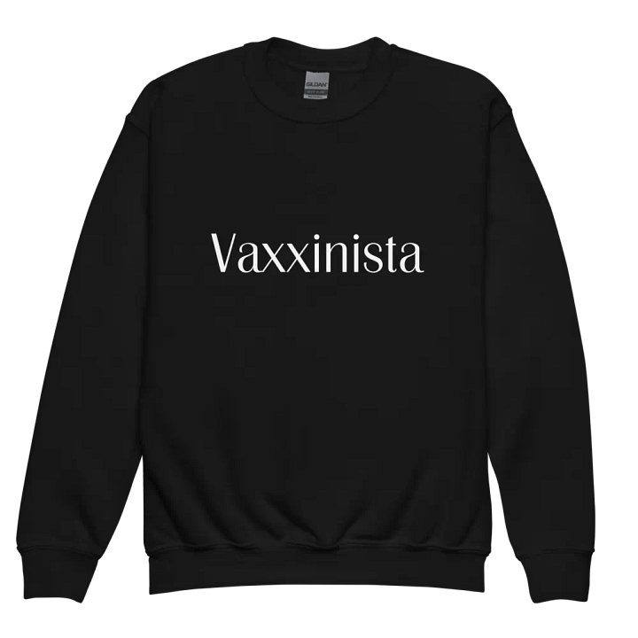 Vaxxinista Youth Crewneck Sweatshirt product image (1)