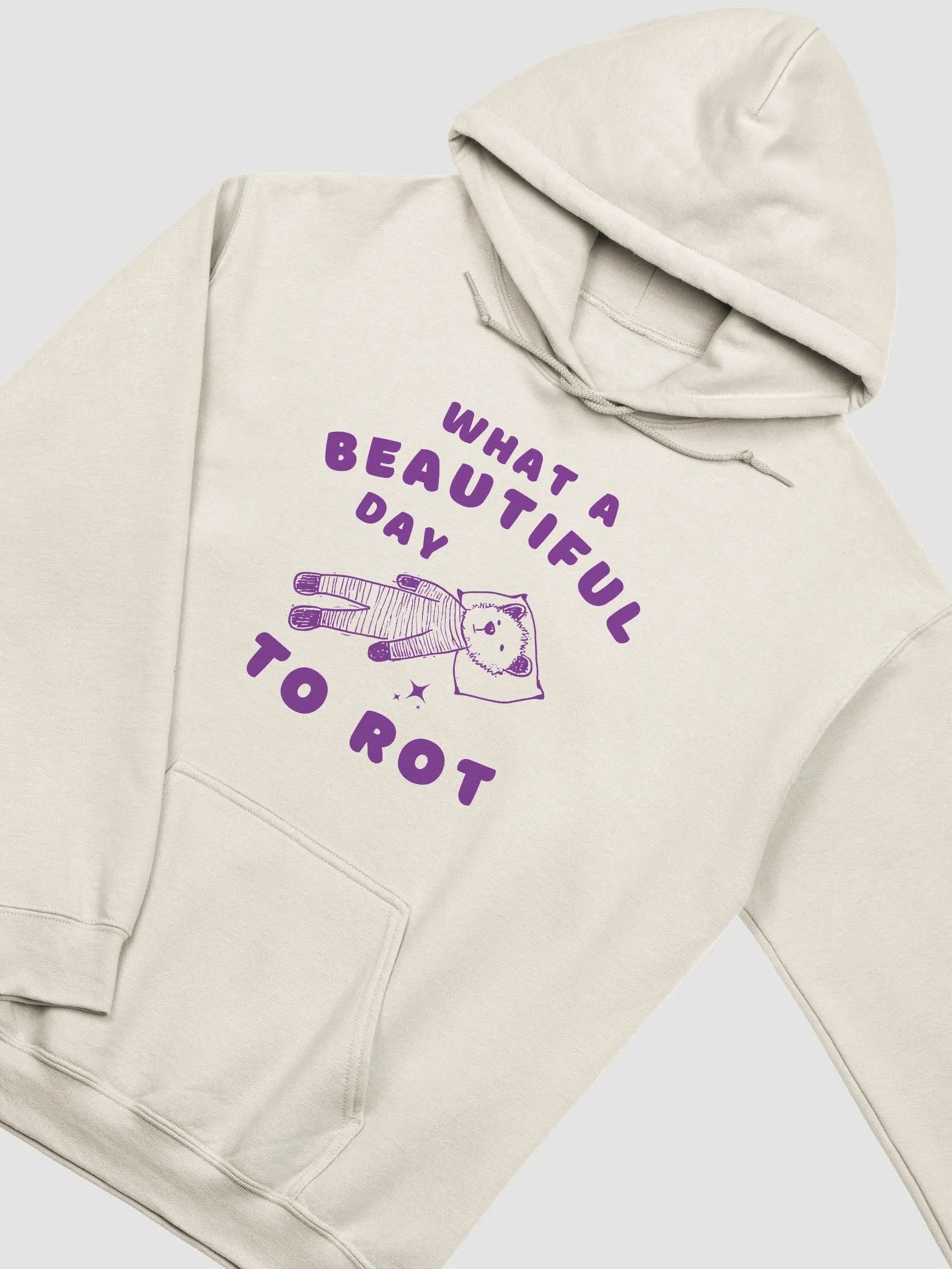 What a beautiful day to rot Hoodie product image (2)