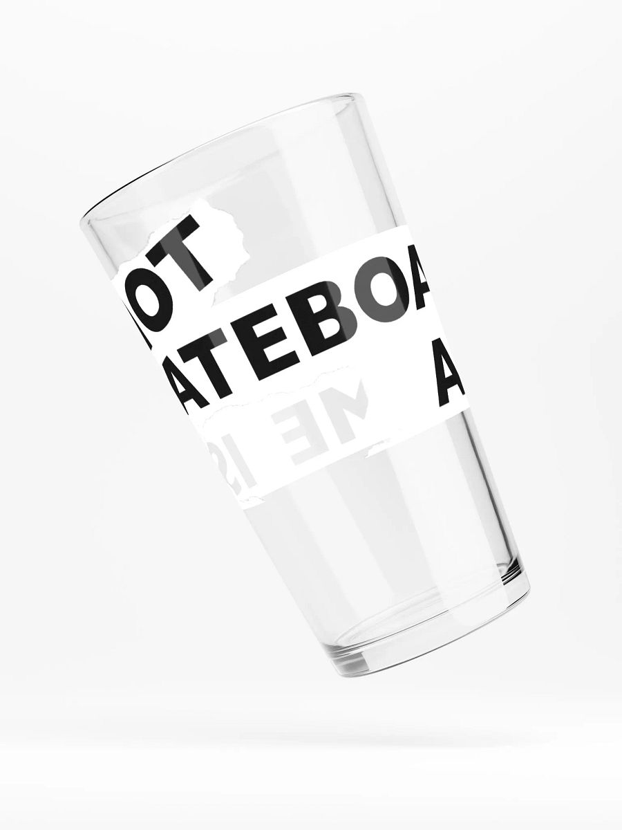 NOT SKATEBOARDING IS A CRIME - Pint Glass product image (4)