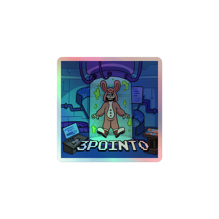 "3Point0" Holographic Sticker Sheet product image (1)