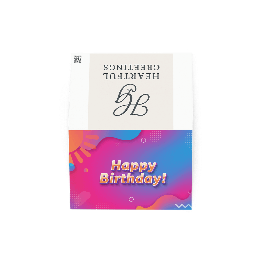 Birthday card - Blank inside product image (2)