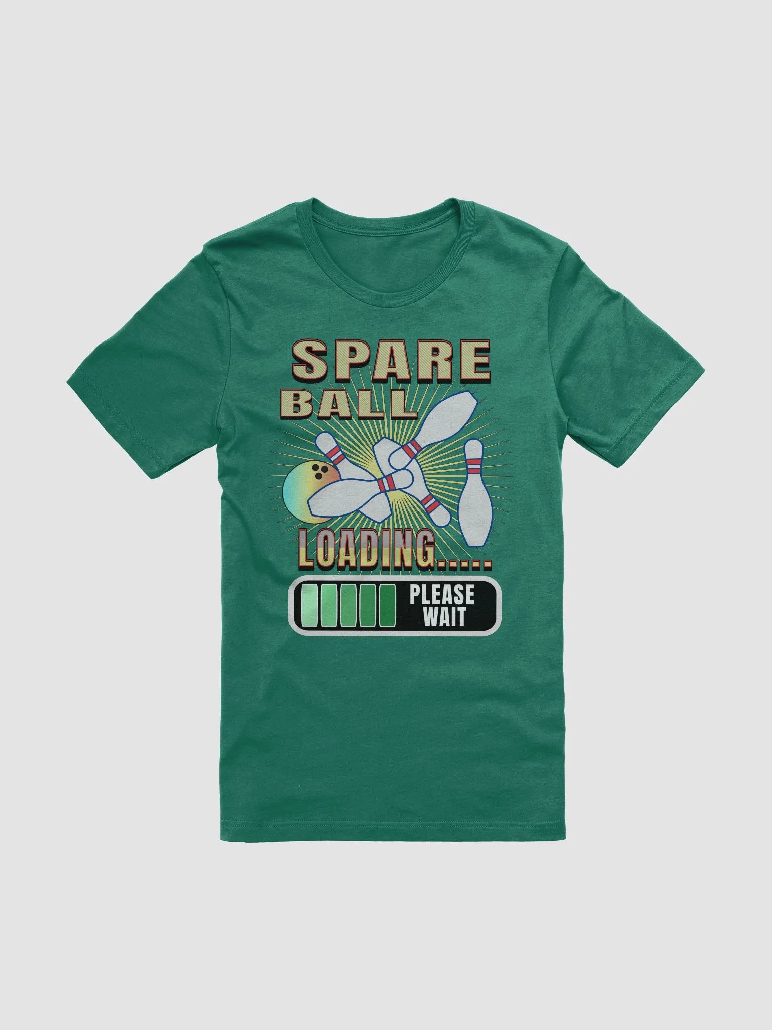 Spare Ball Bowling Loading T-Shirt product image (1)