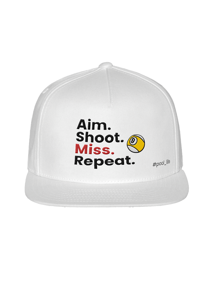 9-ball Pool Life Cap (Snapback - White) product image (1)