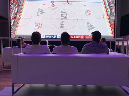 Absolutely crazy time with the boys at the #NHL20 launch event in NYC. Massive thanks to @adidashockey, @SonySquareNYC, and o...