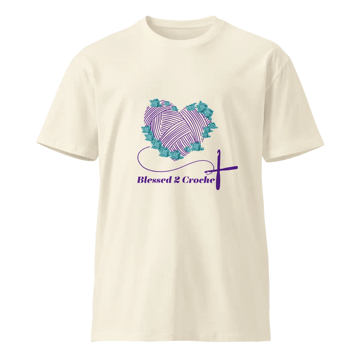 Blessed2Crochet Logo Tshirt product image (1)