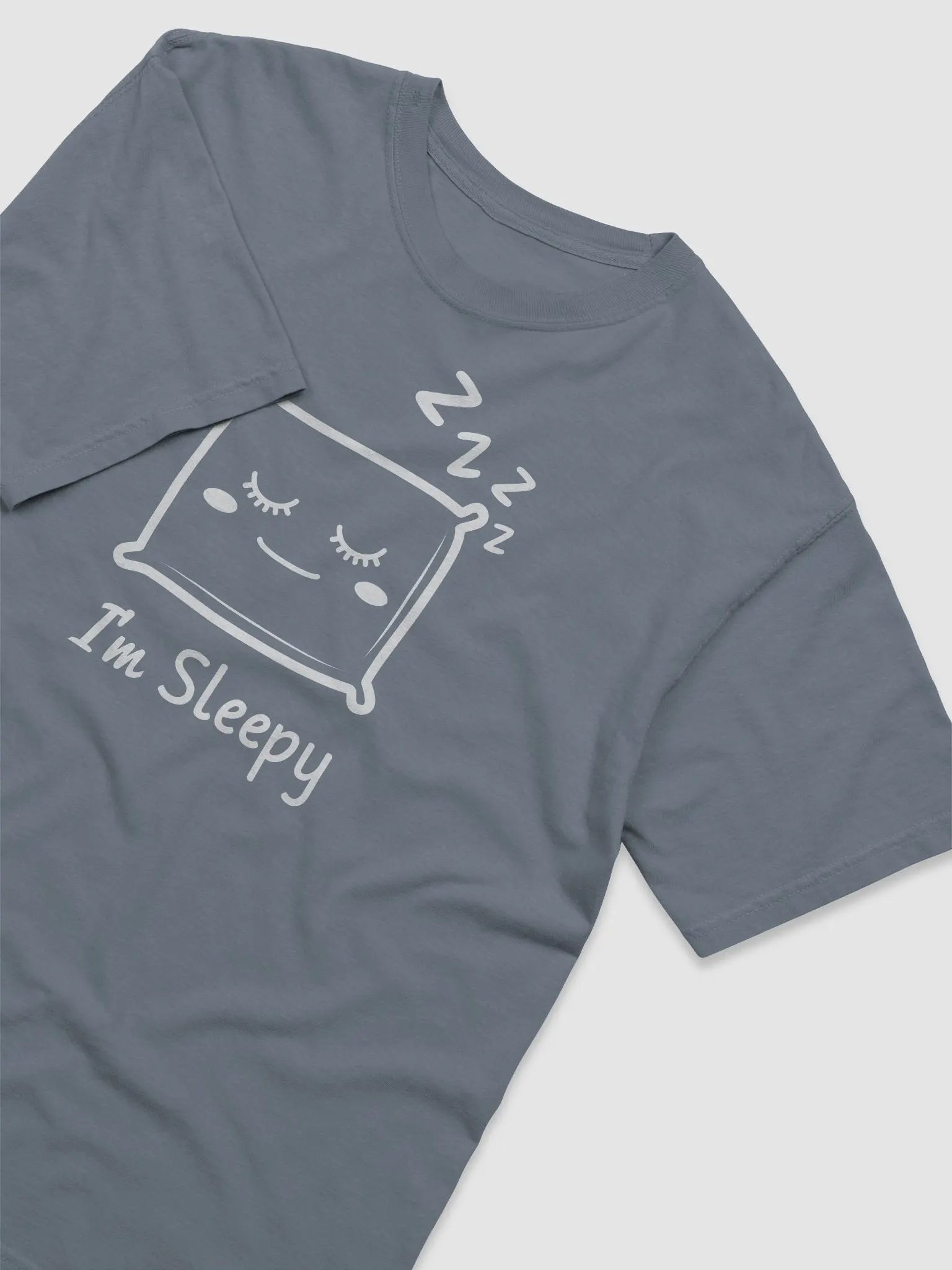 "I'm Sleepy" Design Garment-Dyed Heavyweight T-Shirt, Unisex T-Shirt, Spring Apparel, Animal Lover Tee, Cute Graphic Shirt product image (76)