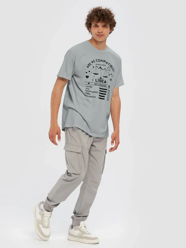 Libra Zodiac Sign Romantic Compatibility T-Shirt - Light Comfort Colors 1717 product image (87)