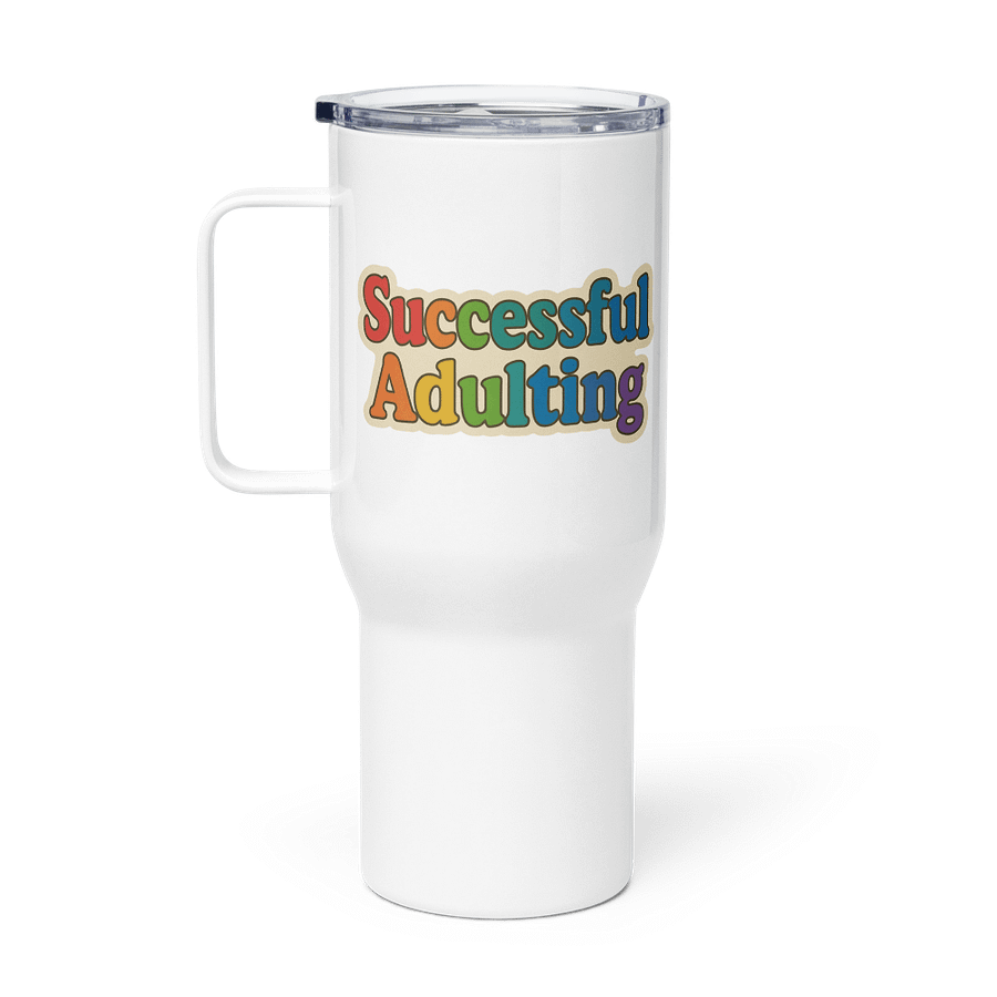Successful Adulting Tumbler with Handle product image (3)