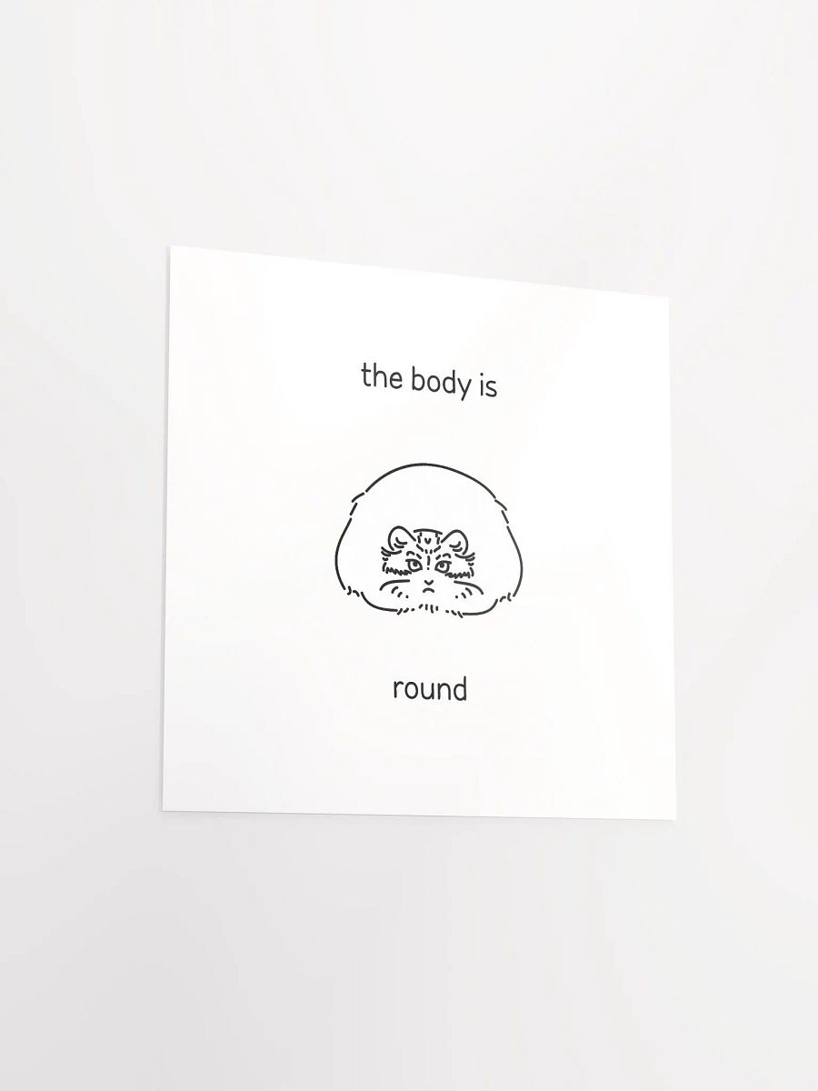 The Body Is Round - Matte Poster product image (3)