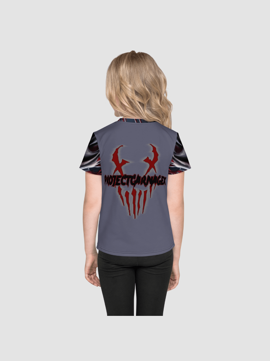 [projectcarnagex] All-Over Print Kids Crew Neck T-shirt product image (7)