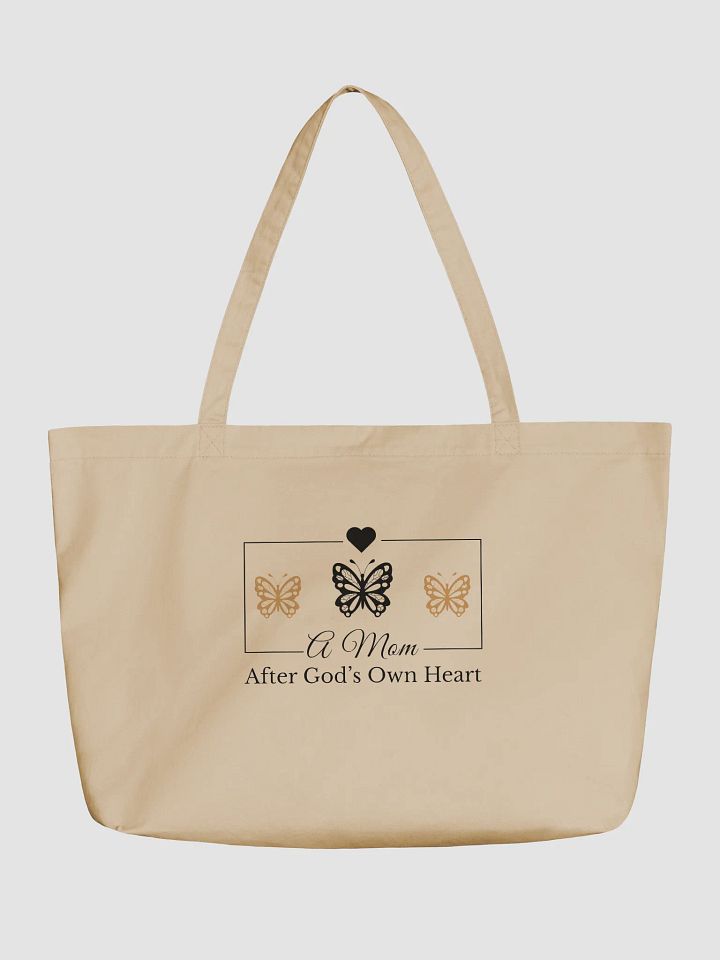 God`s Heart Mom, Eco Tote Bag. product image (2)