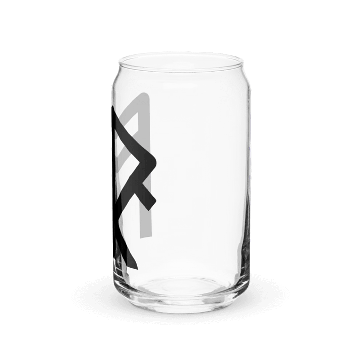 DoRk Rune Can Shaped Clear Glass product image (2)