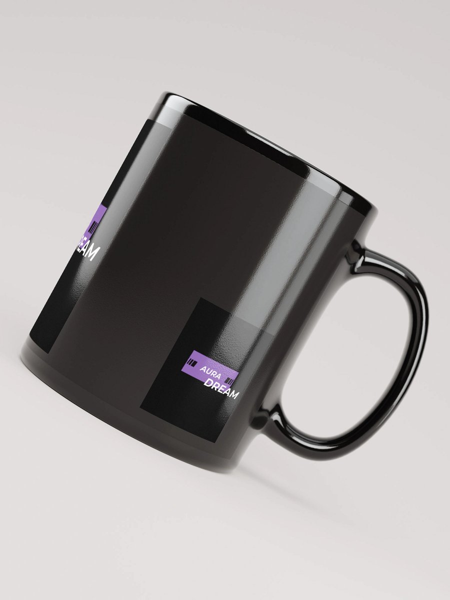 AURA DREAM Black Glossy Mug product image (4)