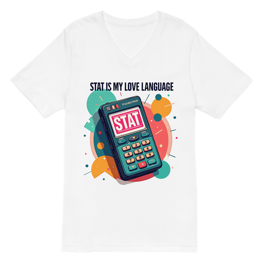STAT Love Language Retro Calculator Tee product image (2)
