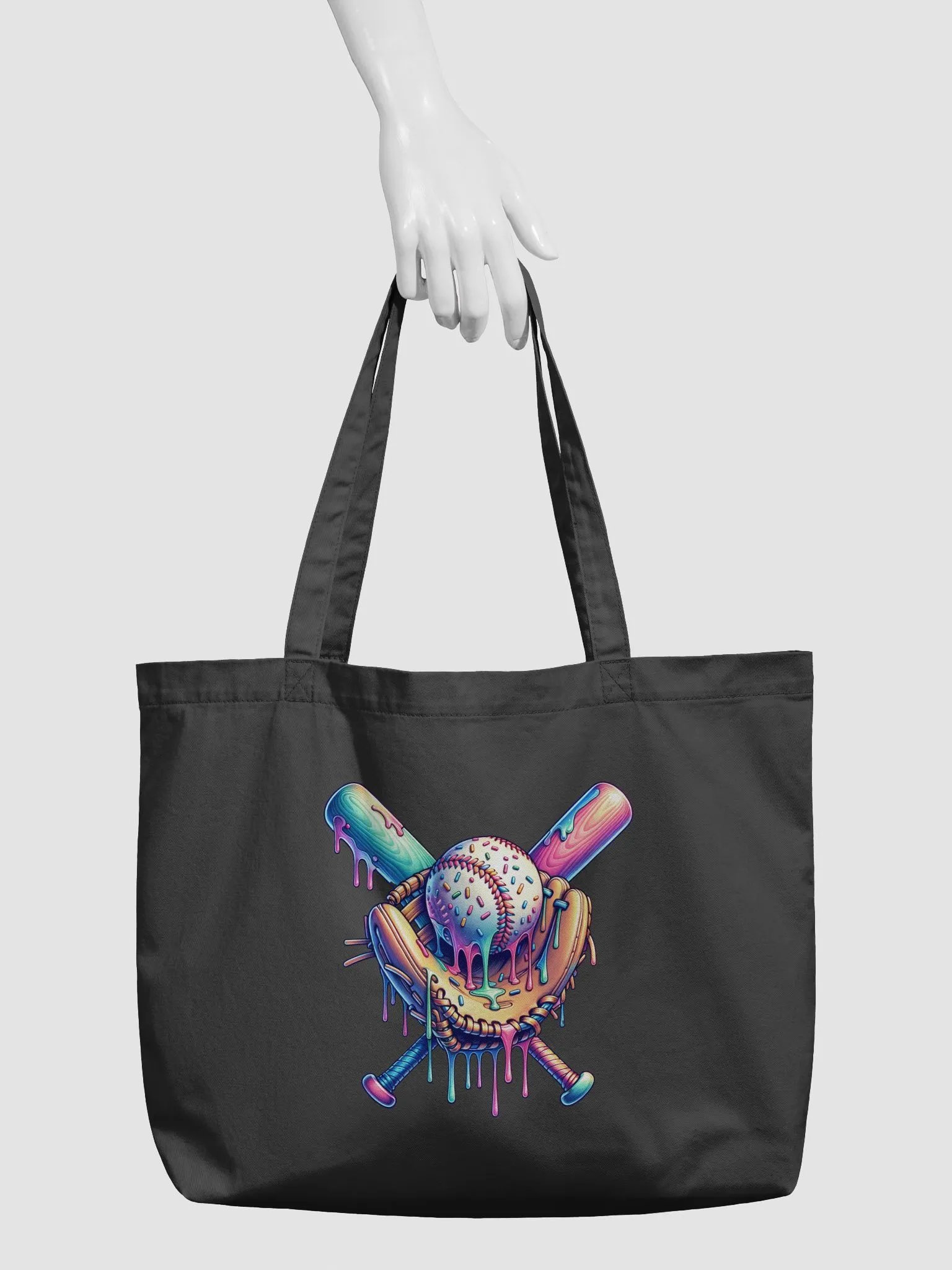 Ice Cream Baseball Melting Dreams Tote Bag product image (3)