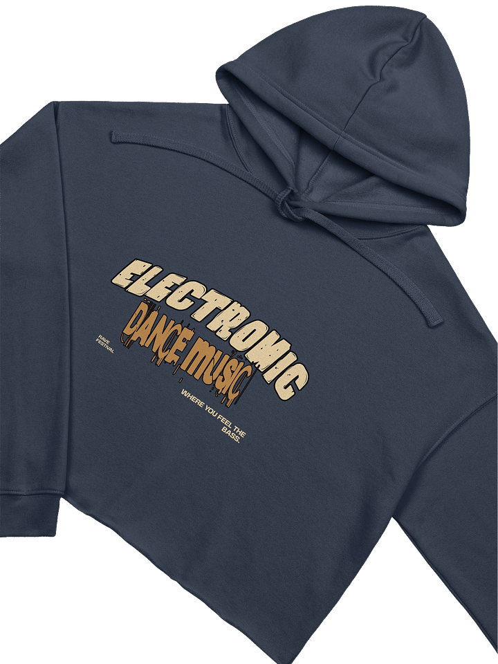 EDM Vibes Crop Hoodie product image (1)